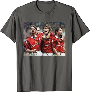 David Beckham & Gary Neville Manchester United Football T-Shirt