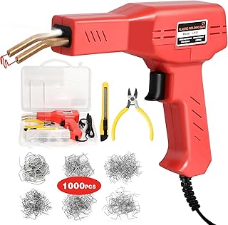 ATOLS Upgraded Plastic Welder, 1000PCS Staples, Pure Copper Transformer, Rapid Heating, Plastic Welding Kit, Hot Stapler Kit, Plastic Welder Gun Kit, Car Bumper Repair Kit, Plastic Repair Kit