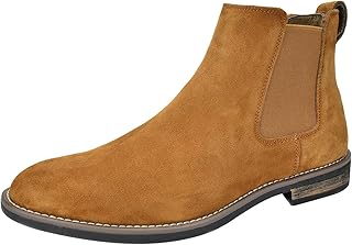 Men's Suede Leather Chelsea Ankle Boots