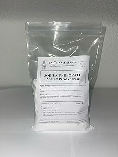 Sodium PERBORATE I Sodium PEROXYBORATE I Fabric Cleaning Booster & Stain Remover I OXIDIZING Agent HIGH Purity 99.9% I Made in USA I Weight 1LB