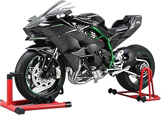 Mini Simulation Motorcycle Toys 1:6 for Spray Kawasaki Ninja H2R Alloy Metal Diecast Motorcycle Model Hobby Collection Adult for Boys(Black)