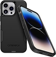 iPhone 14 Pro Max (ONLY) Commuter Series Case - Black, Slim & Tough, Pocket-Friendly, with Port Protection
