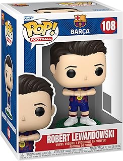 Pop! Football: Barcelona - Robert Lewandowski - Collectable Vinyl Figure - Gift Idea - Official Merchandise - Toys for Kids & Adults - Sports Fans - Model Figure for Collectors