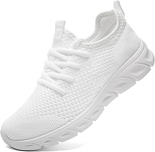 Running Shoes for Men Women Slip on Unisex Walking Tennis Non-Slip Work Shoes Lightweight Breathable Athletic Workout Gym Sneakers Casual Fashion Sneakers