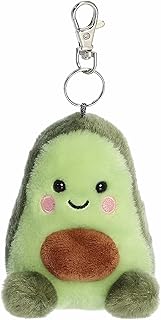 Aurora® Adorable Palm Pals™ Airy Avocado™ Clip-On- Fun Collectible Plush for Kids and Adult Collectors - Perfect for Backpacks and Birthday Gifts - Green 4 Inches