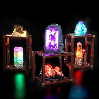 LED Lights Compatible with Lego Mineral Collection, Creative Light Kit Compatible with Lego 21362 (Lights Only, Not Come with Model)