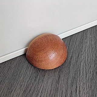 1 Pc Wooden Door Stopper Wall Silicone Rubber Stops Doorstop House Floor Door Wedge Stop Handle Protector Holders Blocker Deurstopper (Dark Colour)