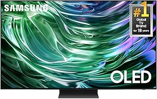 Samsung 55-Inch Class OLED 4K S90D Series HDR+ Smart TV w/Dolby Atmos, Object Tracking Sound Lite, Motion Xcelerator, Real Depth Enhancer, 4K AI Upscaling, Alexa Built-in (QN55S90D, 2024 Model)