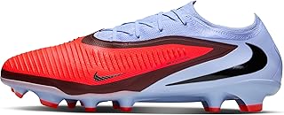 Phantom 6 Low Pro Firm-Ground Soccer Cleats (Royal Tint/Bright Crimson) Size 10.5