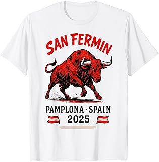 San Fermín Pamplona Spain Encierros Party T-Shirt