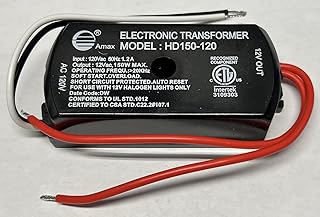 150 Watt - Step Down Transformer - 120 Volt to 12 Volt - For Use with 12V Halogen Lamps - PLT BSET150
