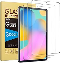 Screen Protector for Samsung Galaxy Tab S6 Lite 10.4 Inch(2024/2022/2020), 3 Pack 9H Hardness Tempered Glass with S Pen Compatible, Scratch Resistant, Case Friendly