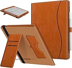 Stand Case for Onyx Boox Go 10.3 /BOOX Tablet Go 10.3 Gen II Lumi ePaper, Premium PU Leather Foldable Stand Cover Auto Wake/Sleep with Pen Holder and Card Slot, Brown