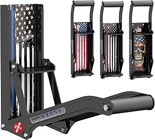 Manual Can Crusher Wall Mounted, Beer Can Crusher for Recycling 8oz-16oz Beer Soda Cans,Can Smasher for Recycling Aluminum Seltzer, Bottles, Gadgets for Home - American Flag