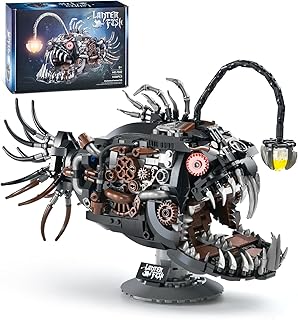 Mechanical Fish Building Sets,Ocean Animal Collection Toy,Adults Home or Office Decor,STEM Building Gift for Teens Boys and Girls 8-14 (1038PCS)