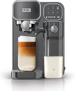 Prima Latte Luxe, Single/Double Shot Espresso, Cappuccino, Latte Machine with Optimized Frother and Convenient One-Touch Control Panel