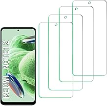 [4 Pack] Screen Protector Compatible with Xiaomi Redmi Note 12,Scratch Resistant,Easy-Install,Bubble Free,Anti-Fingerprint,Tempered Glass Compatible with Xiaomi Redmi Note 12