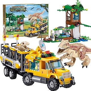 Dinosaurs Building Blocks Set, Dinosaur Toys for Age 8-14 Years,Dinosaur Park World, Birthday Gifts for Boys and Girls (546 Pcs)