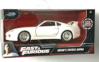 DieCast Jada Fast & Furious Brian's Toyota Supra, White 1:32 Scale