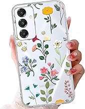 Flower Floral Transparent Phone Cases for Samsung Galaxy S7 Case Aesthetics Pattern Shockproof Soft Protective Phone Cover Funda for Samsung S7 5.1 Inch