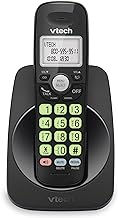 Cordless Phone with DECT 6.0, Full-Duplex Speakerphone, Lighted Display, Backlit Keypad, Caller ID/Call Waiting, Volume Control, Hearing Aid Compatible, Wall Mount | VG131-11 (Black)