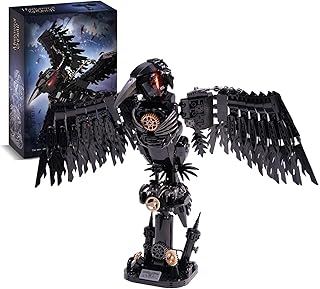 Ideas Magic Raven Building Set, Compatible with Major Brands Adults Collectible MOC Bird Model STEM Toy for Anime Fans Home Decor,Creative Gift for Kids Boys & Girls 8-16 (1018 PCS)
