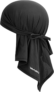 Do Rag Bandanas for Men Cooling Breathable Skull Caps Women Dew Rags Moisture-Wicking Helmet Liner Head Wraps Durags