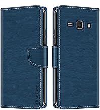 Leather Wallet Case Compatible with Samsung Galaxy Star Advance, Colorful Flip Cover with Card Holders Magnetic Closure Full Protection Shell(Blue)