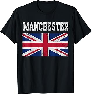 Manchester Flag United Kingdom Flag Union Jack Couples Group T-Shirt