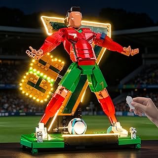 LED Lighting Compatible with LEGO Cristiano Ronaldo – Soccer Legend 43016 - JUST Lights,Light Kit Compatible with LEGO 43016,NOT Included The Model