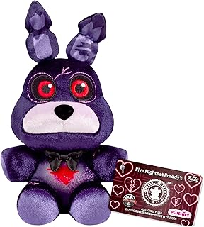 Funko Plush: Five Nights at Freddy's (FNAF) - Blkheart Bonnie The Rabbit - (CL 7") - Collectable Soft Toy - Birthday Gift Idea - Official Merchandise - Stuffed