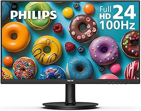 24 inch 100Hz Computer Monitor, Frameless Full HD (1920 x 1080), VESA, HDMI x1, VGA Port x1, Eye Care, 4 Year Advance Replacement Warranty, 241V8LB