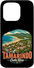 Vintage Tamarindo Costa Rica Travel Souvenir Landmark Gift Case for iPhone 15 Pro