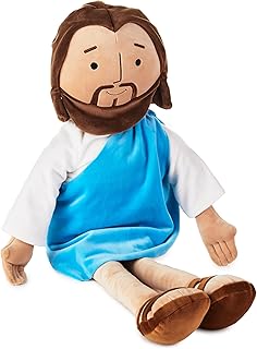 Hallmark Big My Friend Jesus Plush Doll, 25.5" Large Stuffed Jesus, Religious Gift for Kids for Easter, Christmas, Baptism Gift and More