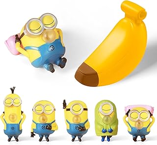 Blind Box Figures, Banana Rocking Sleeping Bag, Keychain Stress Relief, Squishy Stress Toys for All Ages, 1 Pack