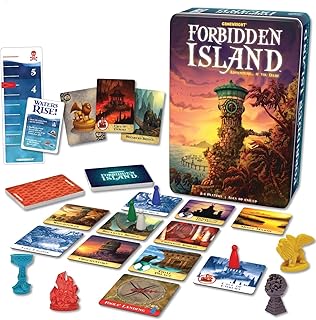 Gamewright Forbidden Island – The Cooperative Strategy Survival Island Board Game