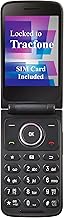 Tracfone, TCL FLIP 3, 16GB, Flip Phone, Stone Gray, 5MP Video Capable Camera, Locked [Sim Card Included - Separate Purchase Not Necessary]