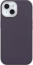 iPhone 15 Symmetry Series Cactus Leather for MagSafe - Plum Luxe (Purple), Snaps to MagSafe, Ultra-Sleek, Raised Edges Protect Camera & Screen, Slim, Premium, Protective iPhone Case