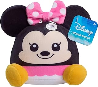 Disney Classics Minnie Mouse Weighted Small Plush, 5-inch Stuffed Animal, Kids Toys for Ages 3 Up by Just Play
