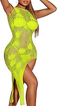 Sexy Lingerie For Women Naughty Rhinestone Sparkle Fishnet Lingerie Set Teddy Erotic Mesh Rave Outfit