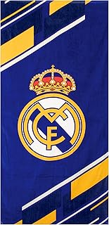 Art Real Madrid Official Soccer Towel – Ultra Soft & Quick-Dry Fabric – Club Crest Design – Ideal for Beach, Pool, Gym & Bath – 30 x 60 Inches