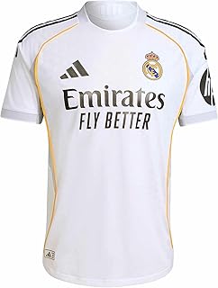 Men's Real Madrid Home Authentic Match Soccer Jersey 25/26