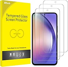 Screen Protector for Samsung Galaxy A54 5G 6.4-Inch, 9H Tempered Glass Film, Anti-Scratch, HD Clear, 3-Pack