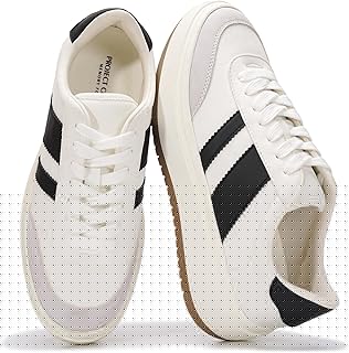 Platform Sneakers for Women - Lightweight Memory Foam Insole Womens Sneakers - Non-Slip Fashion Sneakers for Women Footwear - Women's Fashion Platform Shoes (Nita)