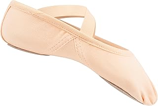 Ballet Shoes for Women Highly Stretch Canvas Dance Slipper Ballet Mesh Flats Non-Slip Yoga