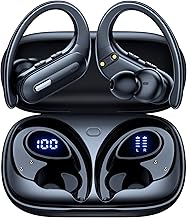 Active Noise Cancelling Ear Buds Wireless Earbuds Bluetooth 5.3 Headphones 90H Playtime Power Display Case Hi-Fi Stereo Bass Over-Ear Earphones with Waterproof ANC Transparency for Gym/Workout