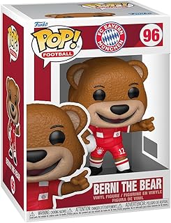 Pop! Football: Bayern Munich - Berni the Bear - Bayern FC - Collectable Vinyl Figure - Gift Idea - Official Merchandise - Toys for Kids & Adults - Sports Fans - Model Figure for Collectors