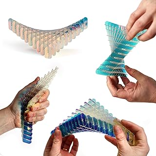 Morf Cyber Taco Fidget Toy - Flexible 3D Sensory Toy for Kids, Teens, and Adults - Compact, Quiet, Stress and Anxiety Relief, Focus - Great Gift for Play, School, Desk, Work, Classroom and Office
