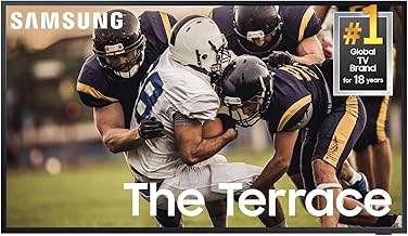 65-inch Class QLED 4K The Terrace Partial Sun Outdoor, Direct Full Array 16x, Quantum HDR 32x, Weatherproof, Wide Viewing Angle Smart TV w/ Alexa Built-in (QN65LST7TAFXZA, Latest Model)