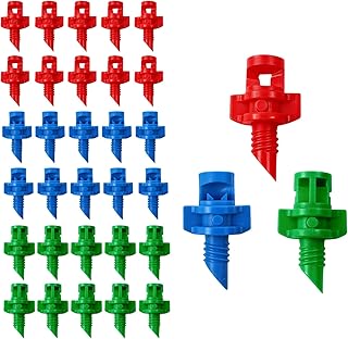 150-Piece Refraction Mist Sprinkler Heads Kit - 90°/180°/360° Multi-Angle Options | Professional Plant Watering Devices Compatible with Drip Irrigation System for Yard & Lawn